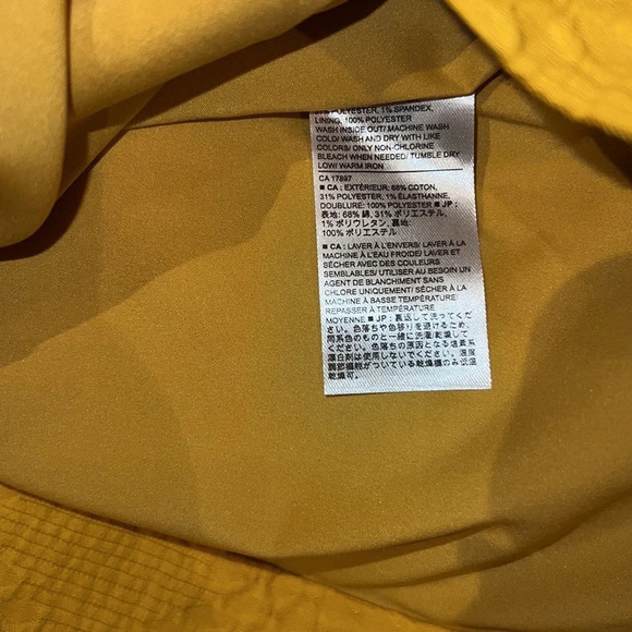 Banana Republic mustard yellow Textured mini  midi pencil skirt Sz 0 - Picture 7 of 11